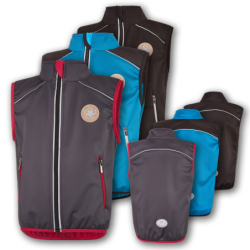 Vesta softshell STRETCH - černá