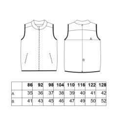 Vesta softshell STRETCH - černá