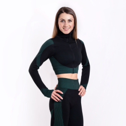 GEMA CROP LS dámská bezešvá mikina